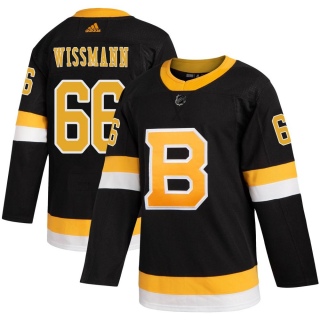 Men's Kai Wissmann Boston Bruins Adidas Alternate Jersey - Authentic Black