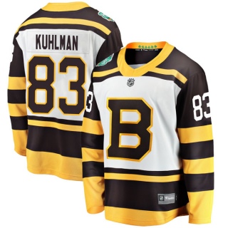 Men's Karson Kuhlman Boston Bruins Fanatics Branded 2019 Winter Classic Jersey - Breakaway White