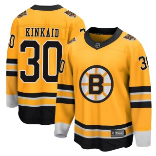 Men's Keith Kinkaid Boston Bruins Fanatics Branded 2020/21 Special Edition Jersey - Breakaway Gold