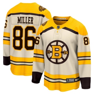 Men's Kevan Miller Boston Bruins Fanatics Branded Breakaway 100th Anniversary Jersey - Premier Cream