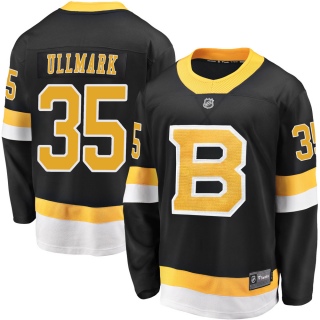 Men's Linus Ullmark Boston Bruins Fanatics Branded Breakaway Alternate Jersey - Premier Black