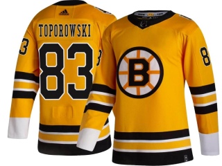 Men's Luke Toporowski Boston Bruins Adidas 2020/21 Special Edition Jersey - Breakaway Gold