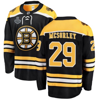 Men's Marty Mcsorley Boston Bruins Fanatics Branded Home 2019 Stanley Cup Final Bound Jersey - Breakaway Black