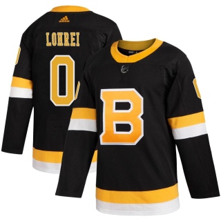 Men's Mason Lohrei Boston Bruins Adidas Alternate Jersey - Authentic Black