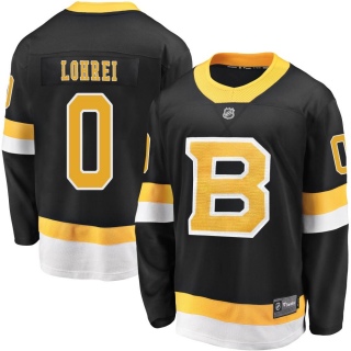 Men's Mason Lohrei Boston Bruins Fanatics Branded Breakaway Alternate Jersey - Premier Black