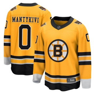 Men's Matias Mantykivi Boston Bruins Fanatics Branded 2020/21 Special Edition Jersey - Breakaway Gold