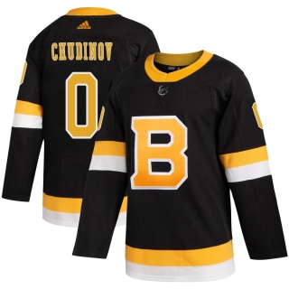 Men's Maxim Chudinov Boston Bruins Adidas Alternate Jersey - Authentic Black