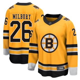 Men's Mike Milbury Boston Bruins Fanatics Branded 2020/21 Special Edition Jersey - Breakaway Gold
