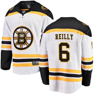 Men's Mike Reilly Boston Bruins Fanatics Branded Away Jersey - Breakaway White