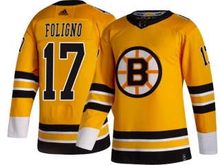 Men's Nick Foligno Boston Bruins Adidas 2020/21 Special Edition Jersey - Breakaway Gold