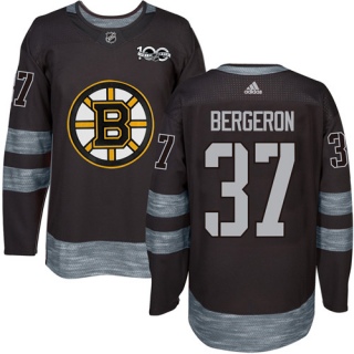 Men's Patrice Bergeron Boston Bruins Adidas 1917- 100th Anniversary Jersey - Authentic Black