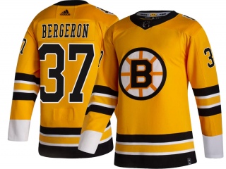 Men's Patrice Bergeron Boston Bruins Adidas 2020/21 Special Edition Jersey - Breakaway Gold