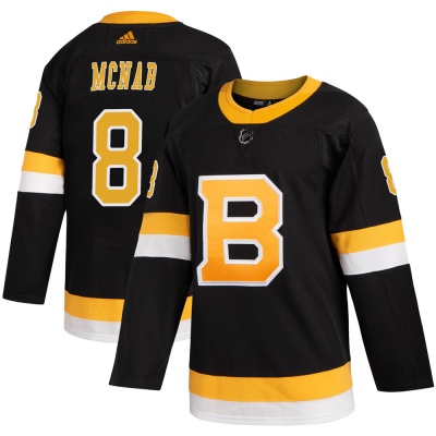 Men's Peter Mcnab Boston Bruins Adidas Alternate Jersey - Authentic Black