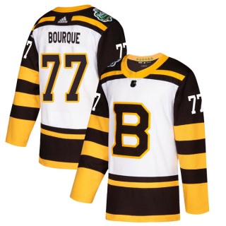 Men's Raymond Bourque Boston Bruins Adidas 2019 Winter Classic Jersey - Authentic White