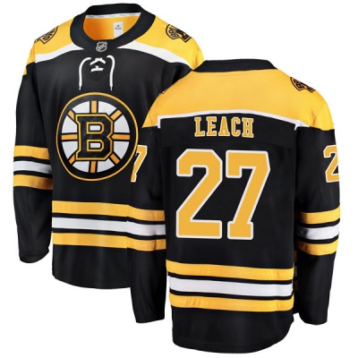 Men's Reggie Leach Boston Bruins Fanatics Branded Home Jersey - Breakaway Black
