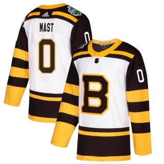 Men's Ryan Mast Boston Bruins Adidas 2019 Winter Classic Jersey - Authentic White