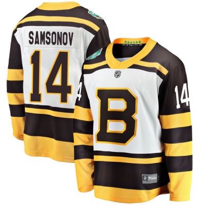 Men's Sergei Samsonov Boston Bruins Fanatics Branded 2019 Winter Classic Jersey - Breakaway White
