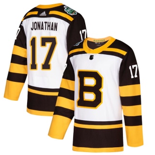 Men's Stan Jonathan Boston Bruins Adidas 2019 Winter Classic Jersey - Authentic White