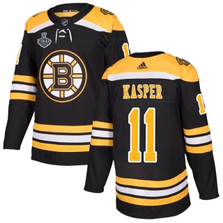 Men's Steve Kasper Boston Bruins Adidas Home 2019 Stanley Cup Final Bound Jersey - Authentic Black