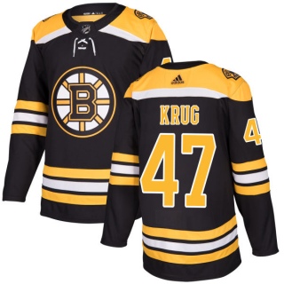 Men's Torey Krug Boston Bruins Adidas Jersey - Authentic Black