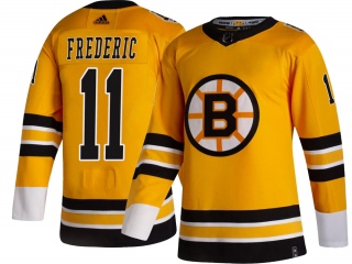 Men's Trent Frederic Boston Bruins Adidas 2020/21 Special Edition Jersey - Breakaway Gold