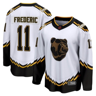Men's Trent Frederic Boston Bruins Fanatics Branded Special Edition 2.0 Jersey - Breakaway White