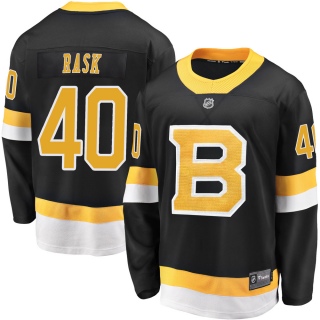 Men's Tuukka Rask Boston Bruins Fanatics Branded Breakaway Alternate Jersey - Premier Black