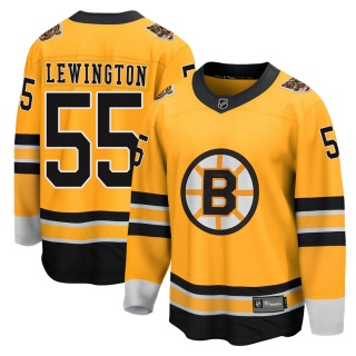 Men's Tyler Lewington Boston Bruins Fanatics Branded 2020/21 Special Edition Jersey - Breakaway Gold