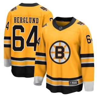 Men's Victor Berglund Boston Bruins Fanatics Branded 2020/21 Special Edition Jersey - Breakaway Gold