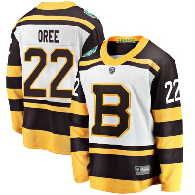 Men's Willie O'ree Boston Bruins Fanatics Branded 2019 Winter Classic Jersey - Breakaway White