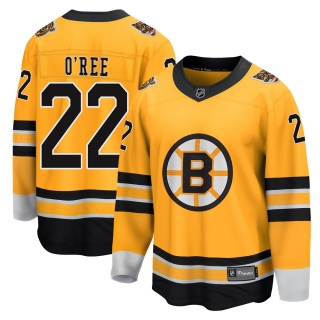 Men's Willie O'ree Boston Bruins Fanatics Branded 2020/21 Special Edition Jersey - Breakaway Gold