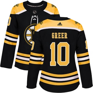 Women's A.J. Greer Boston Bruins Adidas Home Jersey - Authentic Black