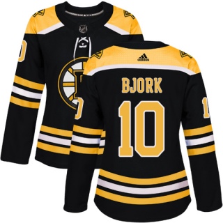 Women's Anders Bjork Boston Bruins Adidas Home Jersey - Authentic Black