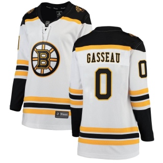 Women's Andre Gasseau Boston Bruins Fanatics Branded Away Jersey - Breakaway White