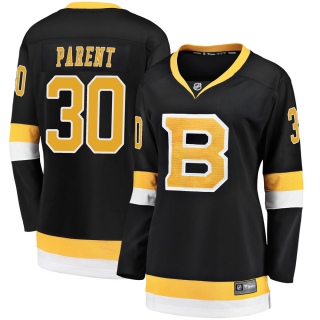 Women's Bernie Parent Boston Bruins Fanatics Branded Breakaway Alternate Jersey - Premier Black