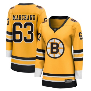 Women's Brad Marchand Boston Bruins Fanatics Branded 2020/21 Special Edition Jersey - Breakaway Gold