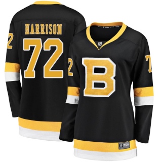 Women's Brett Harrison Boston Bruins Fanatics Branded Breakaway Alternate Jersey - Premier Black