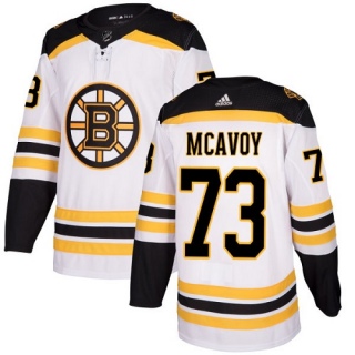 Women's Charlie McAvoy Boston Bruins Adidas Away Jersey - Authentic White