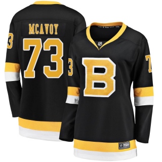 Women's Charlie McAvoy Boston Bruins Fanatics Branded Breakaway Alternate Jersey - Premier Black