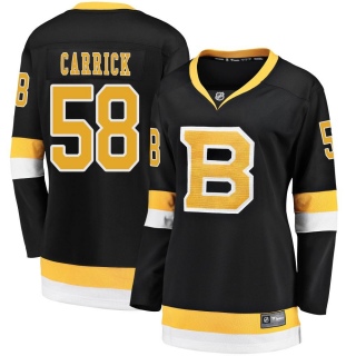 Women's Connor Carrick Boston Bruins Fanatics Branded Breakaway Alternate Jersey - Premier Black