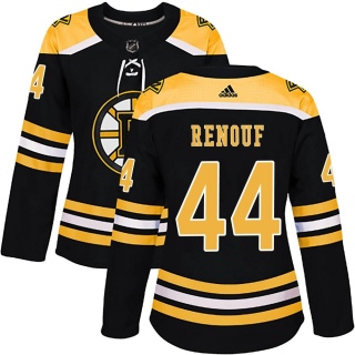Women's Dan Renouf Boston Bruins Adidas Home Jersey - Authentic Black