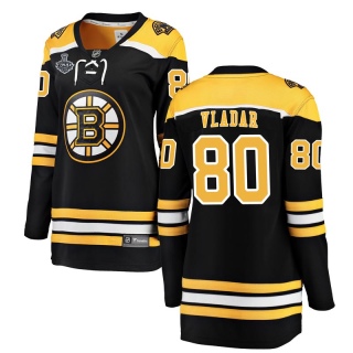 Women's Daniel Vladar Boston Bruins Fanatics Branded Home 2019 Stanley Cup Final Bound Jersey - Breakaway Black