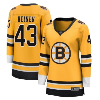 Women's Danton Heinen Boston Bruins Fanatics Branded 2020/21 Special Edition Jersey - Breakaway Gold