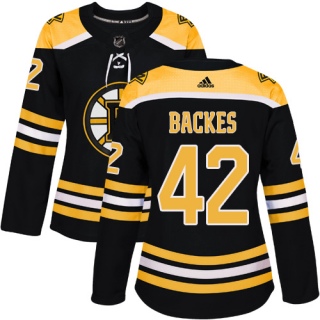Women's David Backes Boston Bruins Adidas Home Jersey - Authentic Black