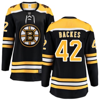Women's David Backes Boston Bruins Fanatics Branded Home Jersey - Breakaway Black