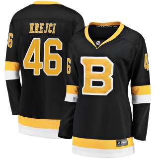 Women's David Krejci Boston Bruins Fanatics Branded Breakaway Alternate Jersey - Premier Black