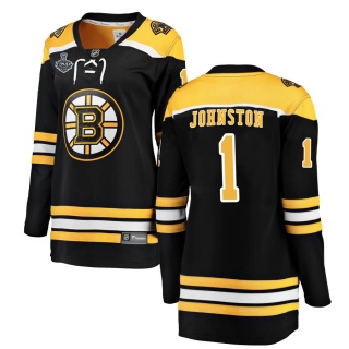 Women's Eddie Johnston Boston Bruins Fanatics Branded Home 2019 Stanley Cup Final Bound Jersey - Breakaway Black