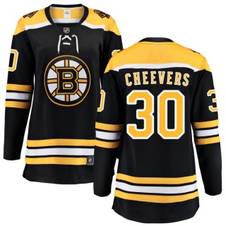 Women's Gerry Cheevers Boston Bruins Fanatics Branded Home Jersey - Breakaway Black