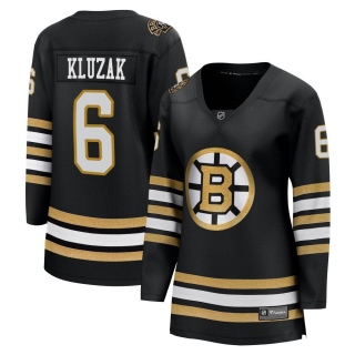 Women's Gord Kluzak Boston Bruins Fanatics Branded Breakaway 100th Anniversary Jersey - Premier Black