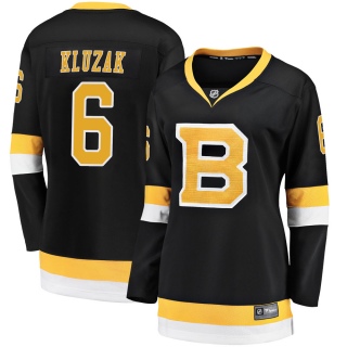Women's Gord Kluzak Boston Bruins Fanatics Branded Breakaway Alternate Jersey - Premier Black